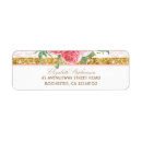 Search for confetti wedding return address labels Floral