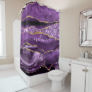 Search for purple and gold shower curtains Glitter