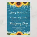 Search for teal sunflower wedding invitations String lights