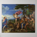 Search for titian posters Bacchus