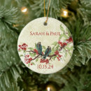 Search for love birds christmas tree decorations Newlyweds