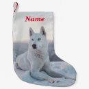 Search for siberian husky christmas stockings Winter