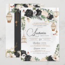 Search for black butterfly invitation invitations Flowers