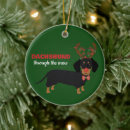 Search for badger christmas tree decorations Wiener dog