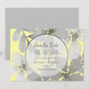 Search for yellow grey save the dates Flowers