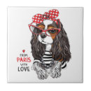 Search for dog cavalier king charles spaniel tiles Cute