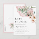 Search for protea invitations Watercolor