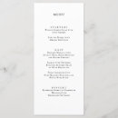 Search for formal dinner menus Black and white
