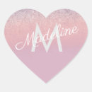 Search for heart monogram stickers Business