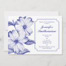 Search for dogwood invitations Blue