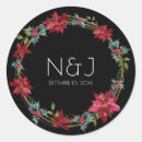 Search for poinsettia tag stickers Berry