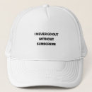 Search for outing hats Black and white