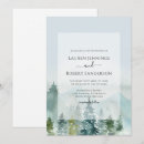 Search for pine forest wedding invitations Calligraphy