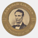 Search for abraham lincoln stickers Vintage