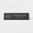 Search for black and gold name plates Professional