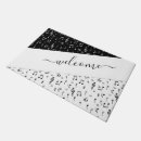 Search for music doormats Black