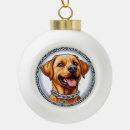 Search for yellow lab christmas tree decorations Dog