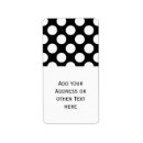 Search for spots return address labels Polka dots
