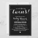 Search for black twins baby shower invitations Cute