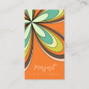 Search for hippie business cards Orange