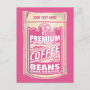 Search for bean vertical postcards Barista