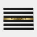 Search for black and white stripes doormats Gold