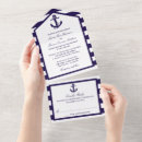 Search for anchor invitations Navy blue