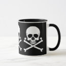 Search for pirate skull mugs Skull and cross bones