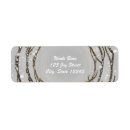 Search for birch wood return address labels Forest