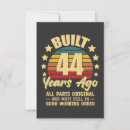 Search for 44th birthday invitations 44 years old