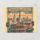 Search for savannah city postcards Usa