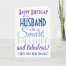 Search for funny husband birthday cards Typography