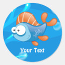 Search for fish illustration stickers Funny