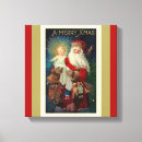 Search for santa canvas prints St nicholas