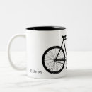 Search for bicycling mugs Black and white