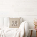 Search for taupe cushions Monogrammed