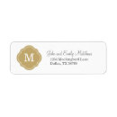 Search for clover return address labels Vintage