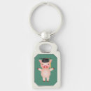 Search for cute pig key rings Pigs