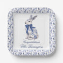 Search for blue and white rabbit plates Preppy