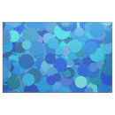 Search for geometric circle patterns fabric Blue