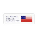 Search for usa flag return address labels America