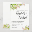 Search for pink tulip wedding invitations Watercolor