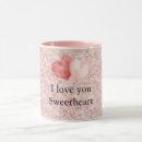 Search for heart balloon mugs Red