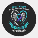 Search for my husband stickers Suicide awareness