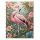 Search for flamingo notebooks Palm leaves