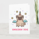 Search for funny unicorn cards Dog