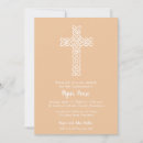 Search for peach christening invitations Modern