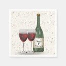 Search for wine bottle napkins Celebration