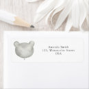 Search for balloon return address labels Watercolor