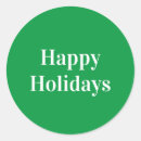 Search for happy holidays stickers Green